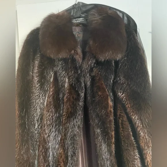 REAL FUR Brown Coat